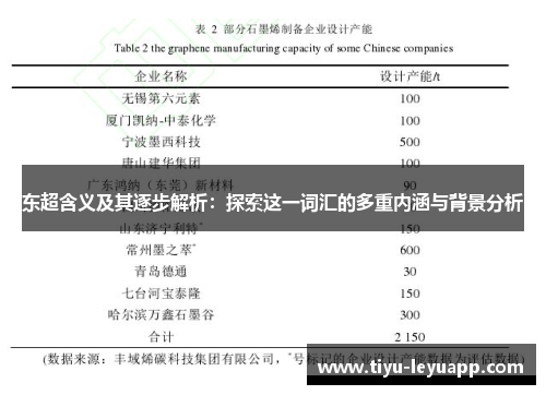 东超含义及其逐步解析：探索这一词汇的多重内涵与背景分析